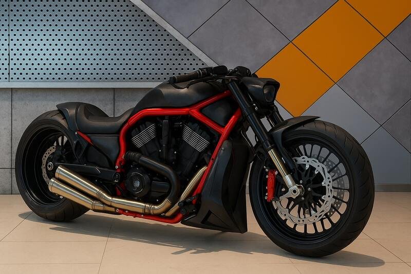 NightRod Custom ‘Red Carbon’